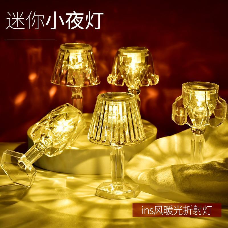 Cream glue night light small table lamp diy handmade homemade night light table display living room decoration homemade table lamp