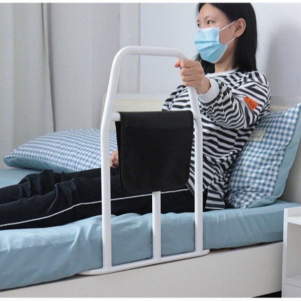 barandilla junto a la cama para ancianos de mediana edad ayuda a levantarse elevadora doméstica barandilla de cama a prueba de caídas sin perforación