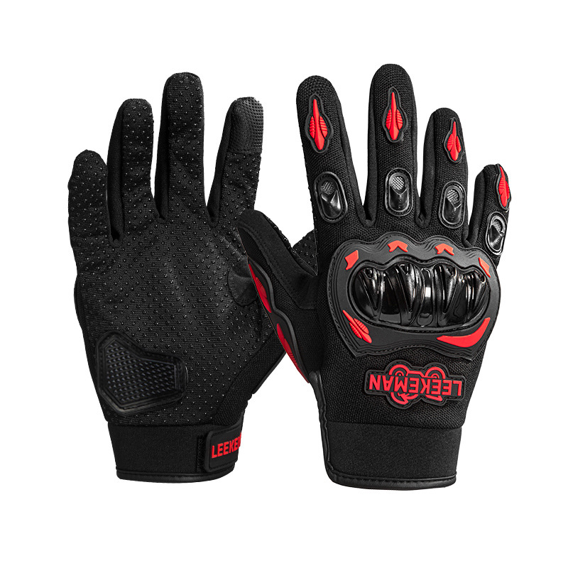 Guantes de ciclismo con pantalla táctil de dedo completo para hombres Deportes al aire libre Motocicleta todoterreno engrosada anticaída antideslizante y transpirable al por mayor