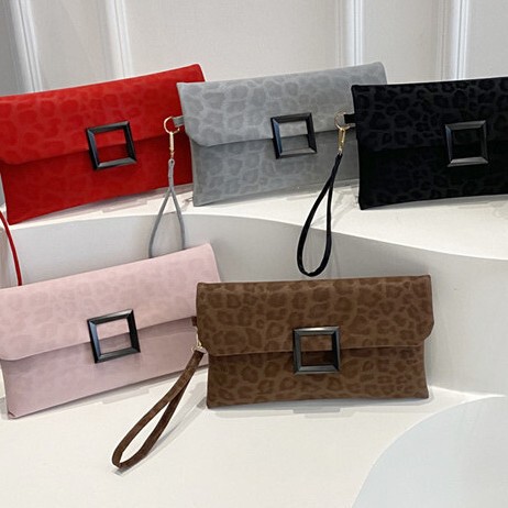 Solid Color Texture Simple Korean Style Small Bag Envelope Bag for Women 2025 New Versatile Elegant Crossbody Bag Western Style Small Bag