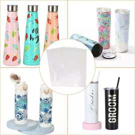 义乌20oz直筒杯专用热升华转印热缩袋耐高温白色收缩膜shrinkwrap