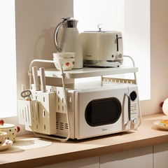 電子レンジ棚キッチンオーブン棚テーブル多機能穴板家庭用炊飯器電気スタンド