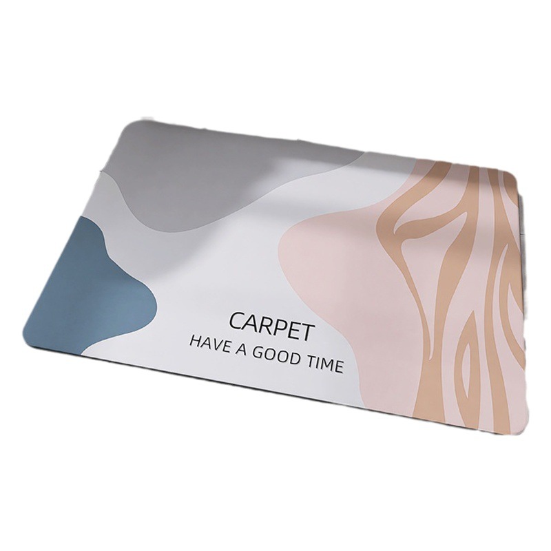 Alfombra de piso de barro de diatomeas alfombra doméstica baño absorbente alfombra de piso antideslizante de secado rápido alfombra resistente a las manchas alfombra para el hogar