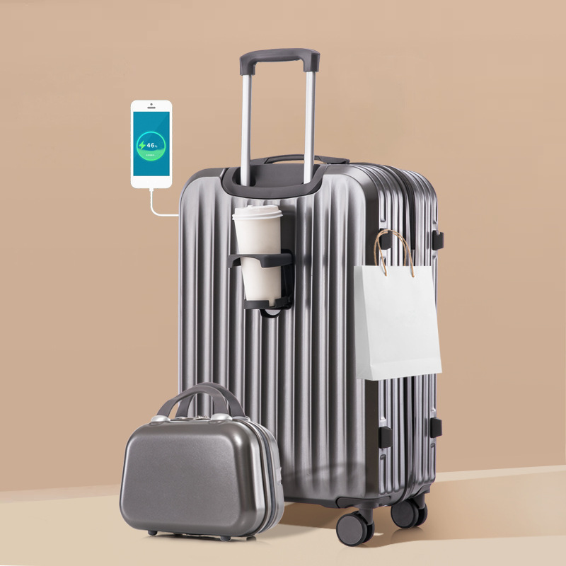 20 pulgadas multifuncional explosión de fuego maleta silenciosa rueda universal alto valor nominal 24 pulgadas caja de cifrado caja de tracción