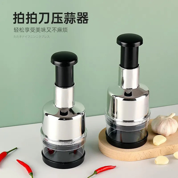 German garlic artifact to pat the knife 304 stainless steel presses…