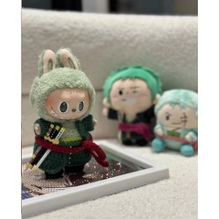 Labubu布を引っ張ってゴムの服の子供服v 2v 1は帽子をかぶって心を動かさないでください。マカロンは17cmです。