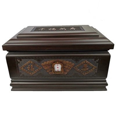 38cm千福萬壽【30年的老廠家廠價出售】大號骨灰盒男女款殡葬用品