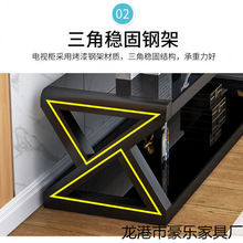 简约现代茶几小户型客厅家用茶桌出租房钢化玻璃桌子办公室茶几
