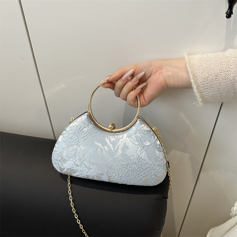 Bolso de cena de alta calidad bolso de mujer verano 2025 nuevo estilo bolso de mano estilo nacional estilo extranjero bolso de hombro universal