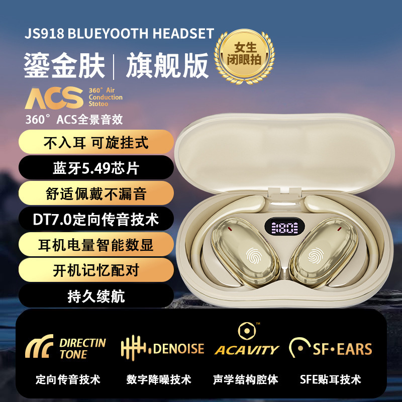 2025年新作 オーバーイヤー オープンタイプ 高品質 ベルリンサウンド ワイヤレス Bluetooth ヘッドセット 超長バッテリー寿命 イヤホンなし|undefined