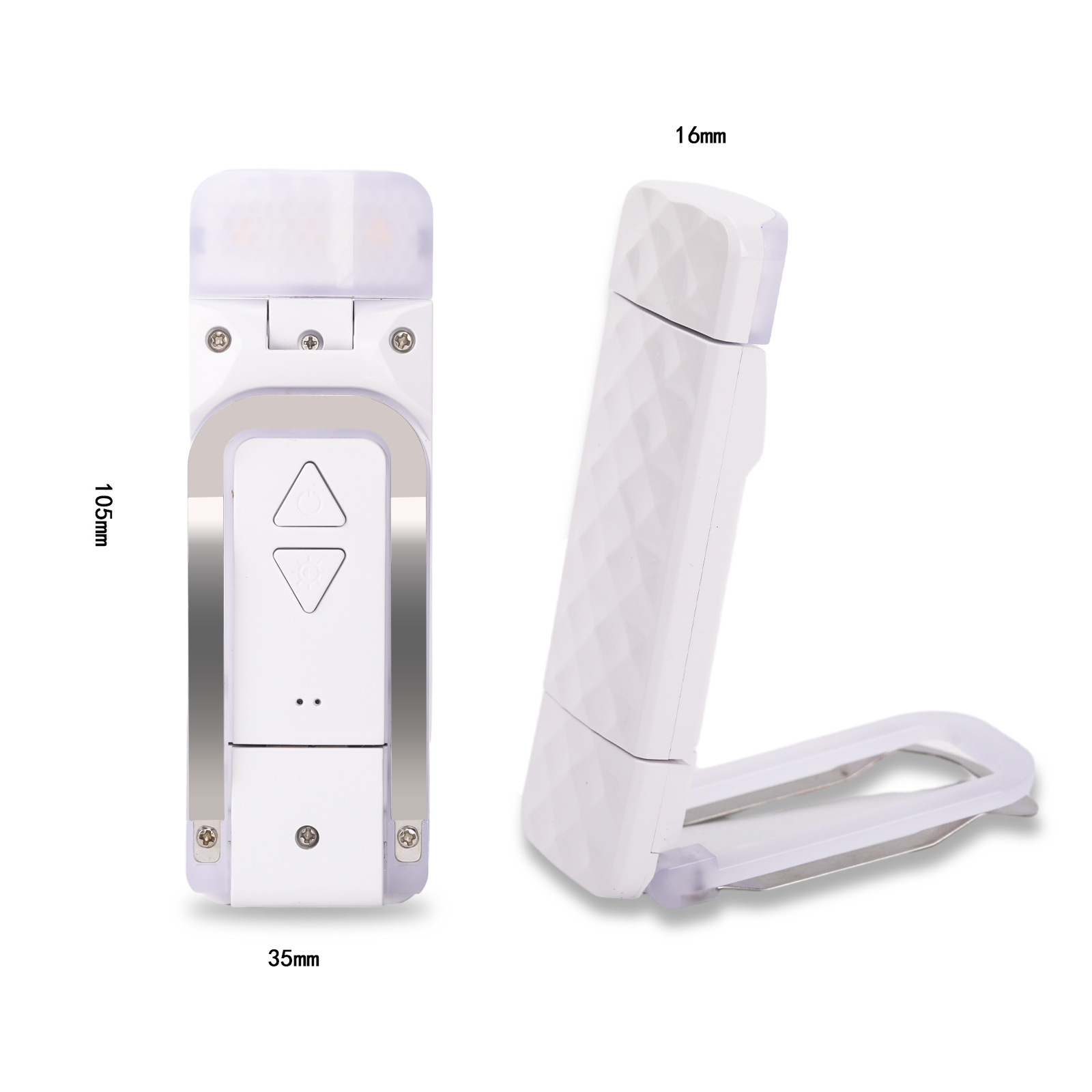 批发爆品迷你USB护眼灯阅读书夹灯夹子便携书签小夜灯LED卡片