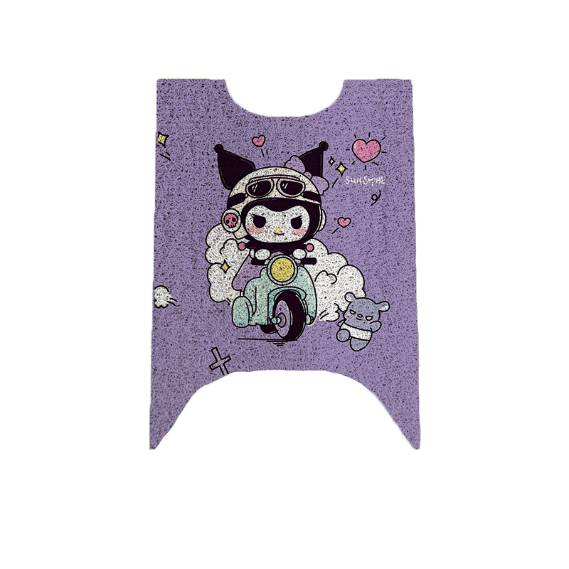 Electric vehicle foot mat, Yadi Waterproof Foot - kuromi