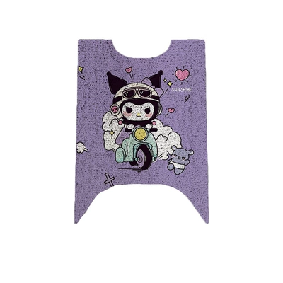 Electric vehicle foot mat – Engine Looking Up A715 Special - kuromi-emma-looking-up-at-a715