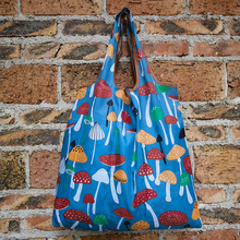 现货格子条纹中号买菜包可折叠超市环保袋尼龙包妈咪购物袋韩国包