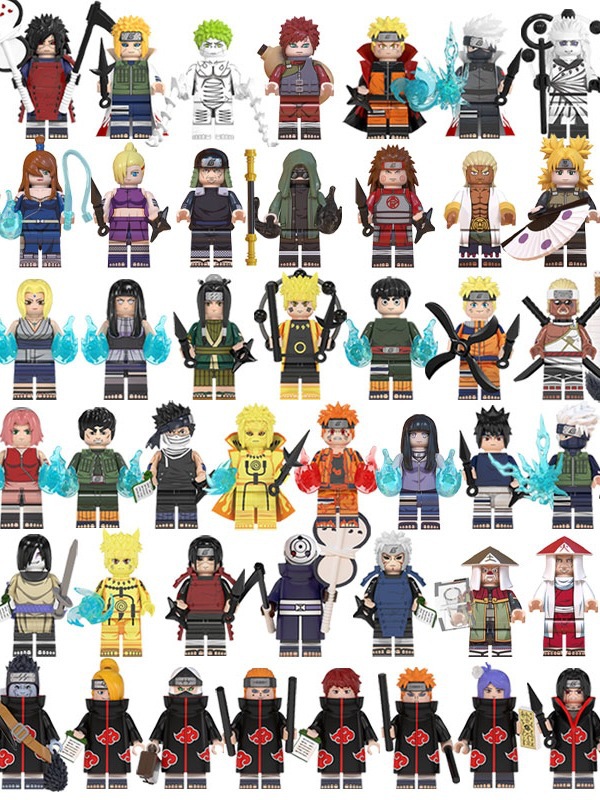 Naruto və Ninjago fiqurlu konstruktor dəsti