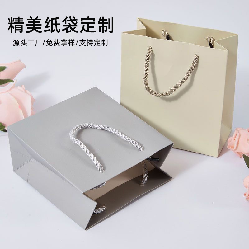 首饰盒环保时尚手提袋礼品生日礼物小袋子包装袋logo印刷