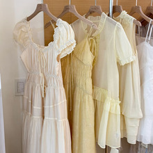 2026夏装新款十三行女装甜美流行连衣裙短袖上衣杂款尾货批发货源