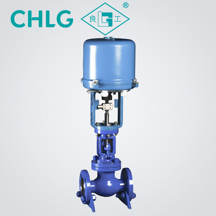 电动调节阀 信号输入蒸气流量控制阀 电子式电动单座套筒调节阀