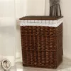 Retro coffee color with white square lining