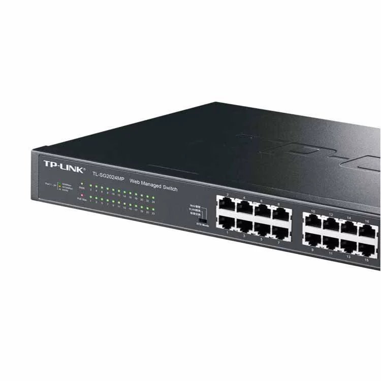 Коммутатор уровня предприятия с управлением в облаке, 24 порта Gigabit POE и питание, TP-LINK TL-SG2024MP