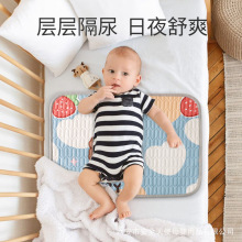 隔尿垫婴儿童防水可洗透气床垫宝宝新生儿护理垫睡觉防漏隔夜四季