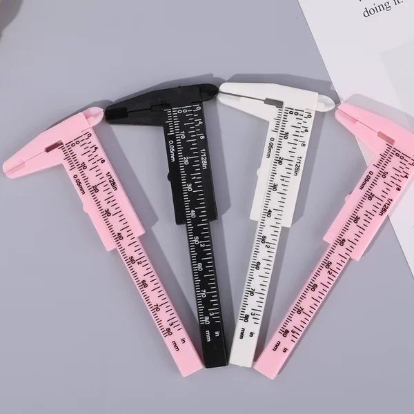 Eyebrow Tattoo Measuring Ruler, Eyebrow Ruler, Vernier Caliper, Eyebrow Ruler, Eyebrow Tattoo Artist's Special Eyebrow Design and Eyebrow Drawing Aid
