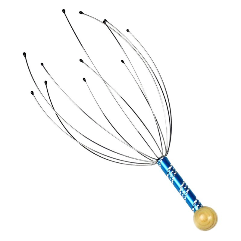 Осьминог массажер для головы схватить голову мяч Схватить кожу головы против зуда лапа артефакт массаж душа Тип извлечения