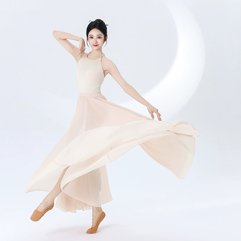 Классический танцевальный костюм марля женский 720 градусов большой качели танцевальный костюм элегантный балет современный танец