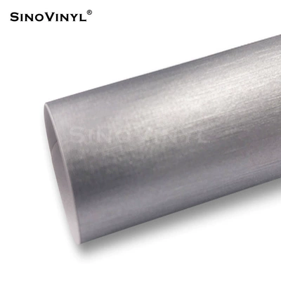 silver central control interior sticker matte | Automotive Film - 15218-m-brushed-silver-ice-film