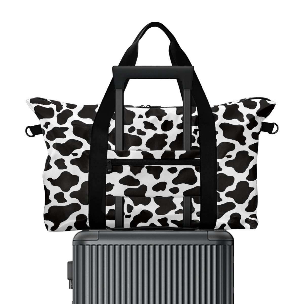 Популярная косметичка для путешествий с коровьим принтом от FORUDESIGN, оптовая доставка, дорожная сумка