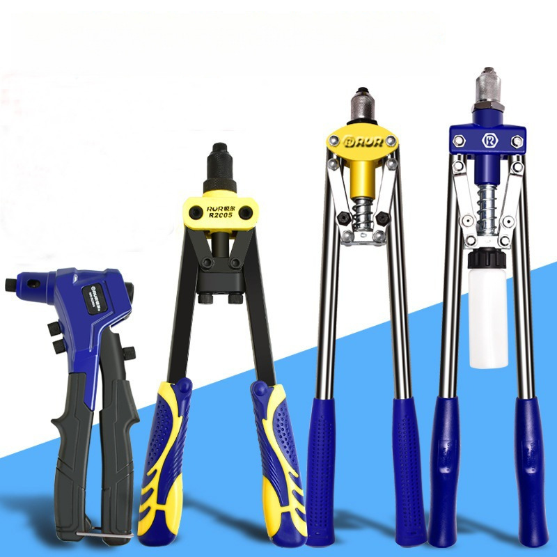 厂家货源拉铆枪手动打钉枪单双把铝合金钢铆钉枪省力拉钉枪拉献学