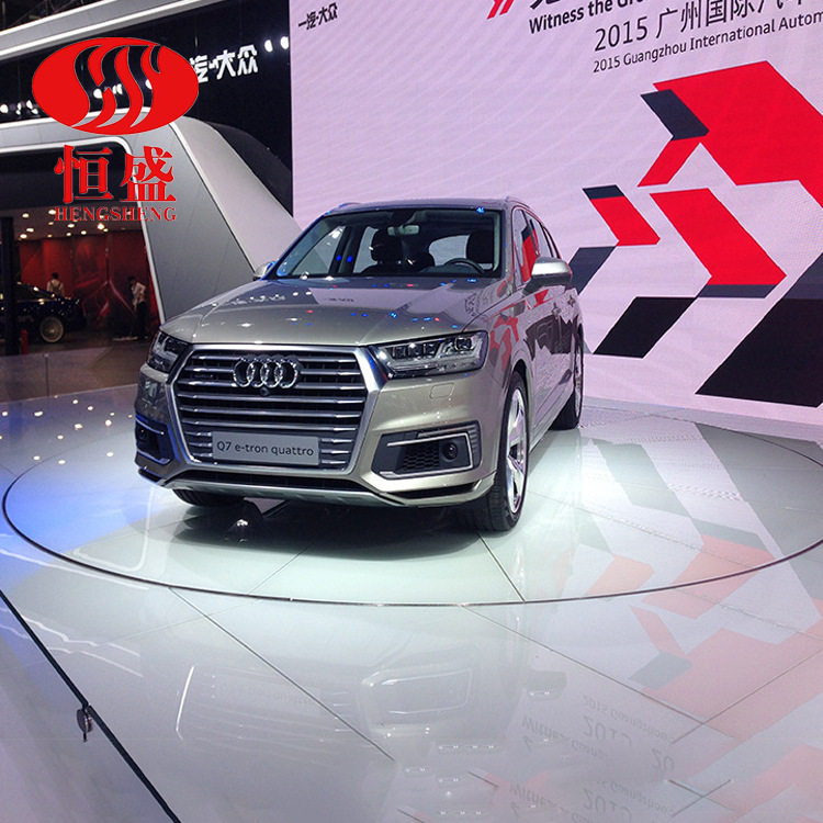 定制汽车地台展厅汽车旋转台展示台汽车电动大转盘汽车维修旋转台