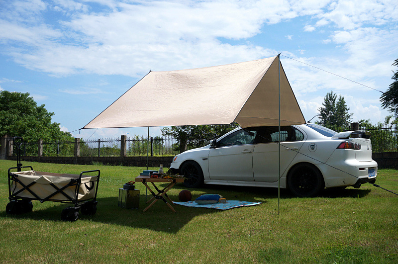 Sunscreen car awning side awning outdoor rainproof camping car rear tent suv car side tent side tent canopy