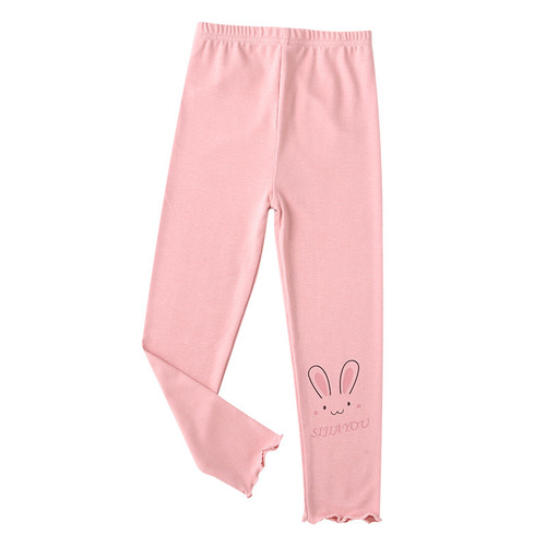 Summer girls' leggings children's outerwear modal pants for girls children's leggings summer thin version