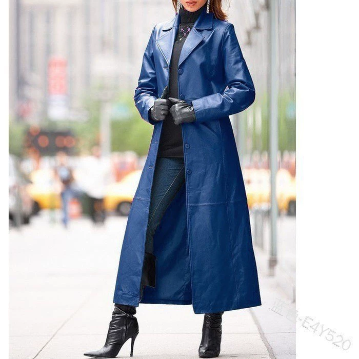 Демисезонное пальто-тренч, импорт, европейский стиль, приталенное, плюс сайз, черный/бордовый/синий