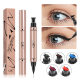 color seal eyeliner pen double head is not easy to decolorize anti-sweat non-blooming eyeliner pen makeup