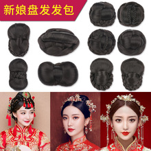 汉服假发包古风明制垫发头发发髻盘发古装造型发型古代盘发花苞