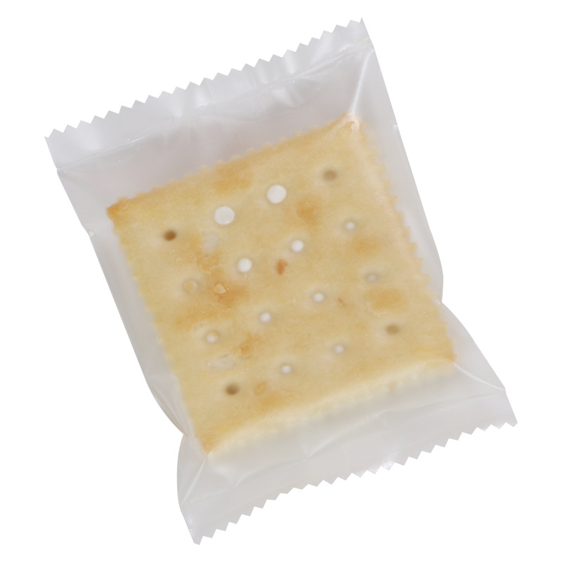 Bolsa de sellado de la máquina esmerilada translúcida gruesa bolsa de galletas crujientes de copo de nieve bolsa de embalaje de caramelo Bolsa De postre de té perfumado