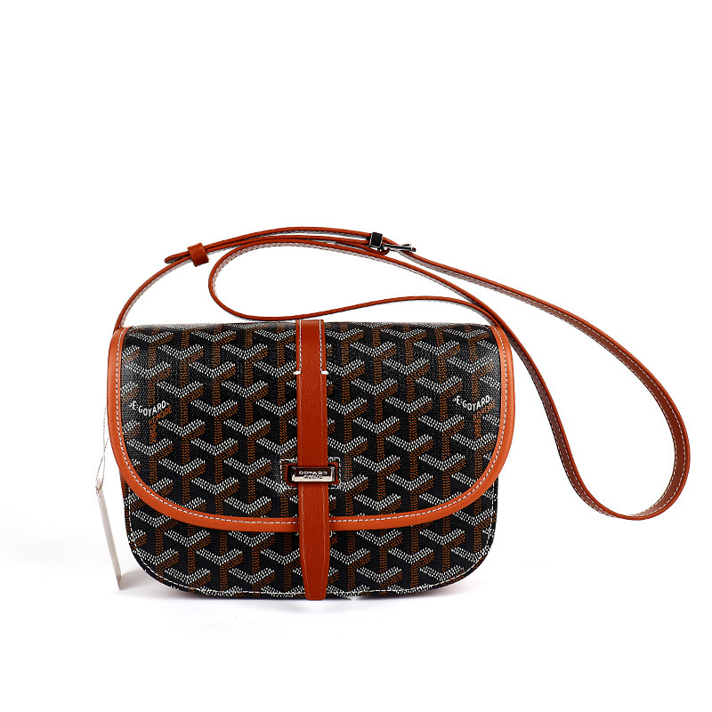 New Style Elegant Goyard Bag Goyard Bag Messenger Bag Saddle Dog Teeth Bag Small Square Bag Single Shoulder Crossbody Bag