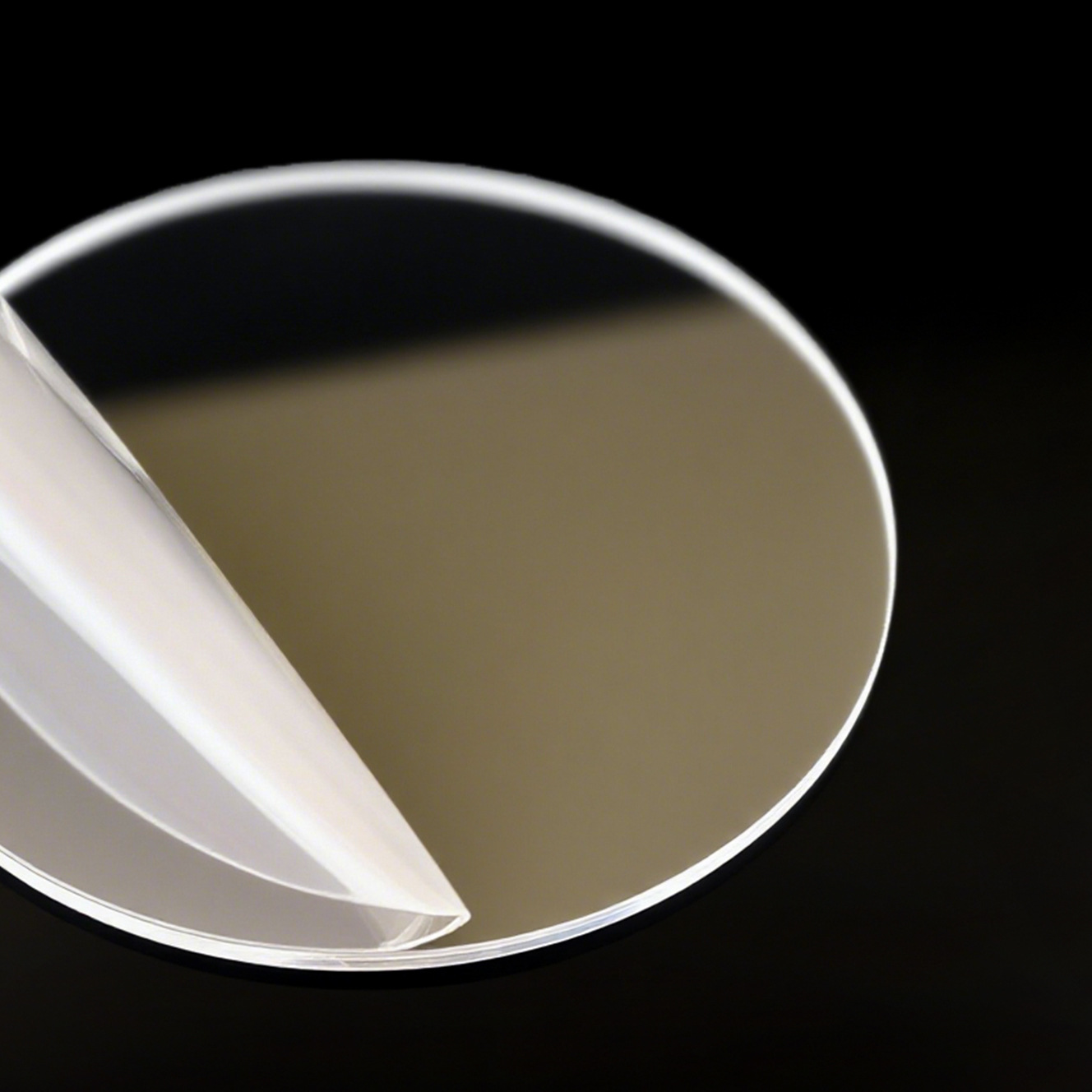 4mm厚圆形亚克力板透明塑料切割板适用于艺术工艺品框架标志婚礼