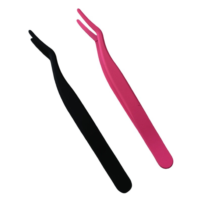 Grafting false eyelash auxiliary device multifunctional portable tweezers beauty makeup tool paste loading and unloading auxiliary eyelash clip