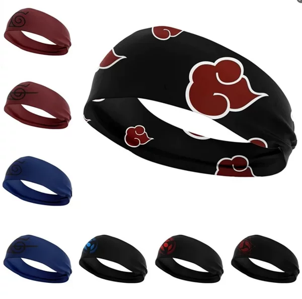 Japan and South Korea Southeast Asia Hot Animation Ghost Extermination Blade Peripheral Sports Headband Milk Silk Elastic Hair Band Headband in stock
