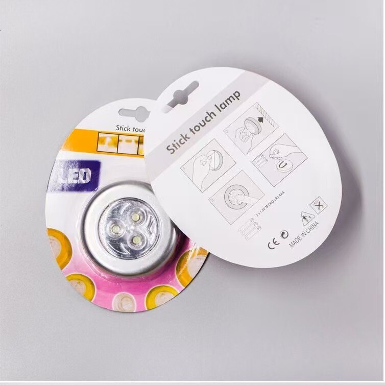 Car Reading Light Trunk Touch Pat Light 3Led Night Light Creative Bedroom Bedside Cabinet Wardrobe Spotlight