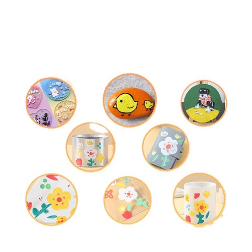 Acrylic Stamp Marker Color Doodle Journal Soft Tip Acrylic Brush Water-based Paint Pen DIY Drawing Pen Wholesale
