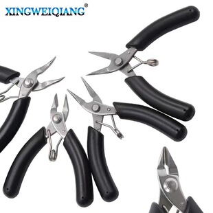 501 Series Toothless Needle Nose Pliers Assembled Model Pliers Mini Pliers 4inch Jewelry Pliers Stainless Steel Palm