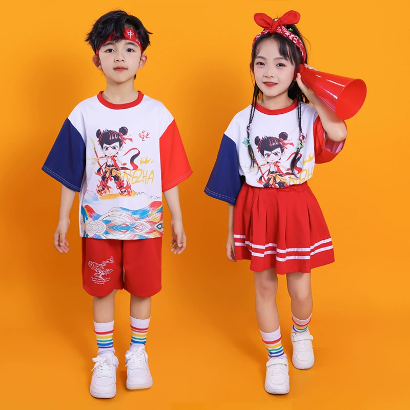 Одежда для детского чирлидера в китайском стиле