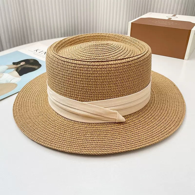 Flat top—khaki hat (rice belt)