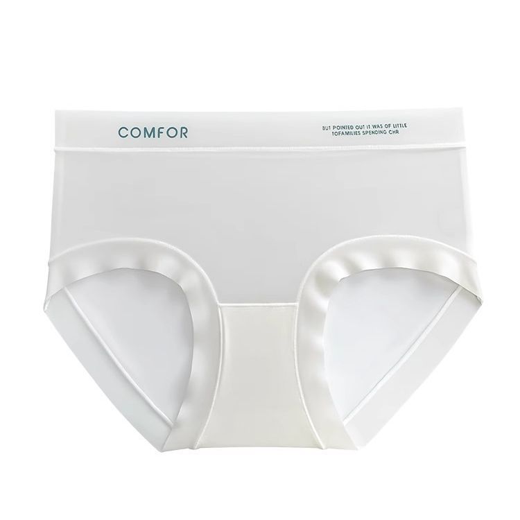 Pantalones interiores de seda de morera inferior seda de hielo antibacteriana máscara de secado rápido de verano pantalones de cintura transpirables se pueden usar externamente