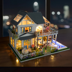 美代diy小屋星语花漾木质手工拼装建筑大型欧式花园别墅玩具创新