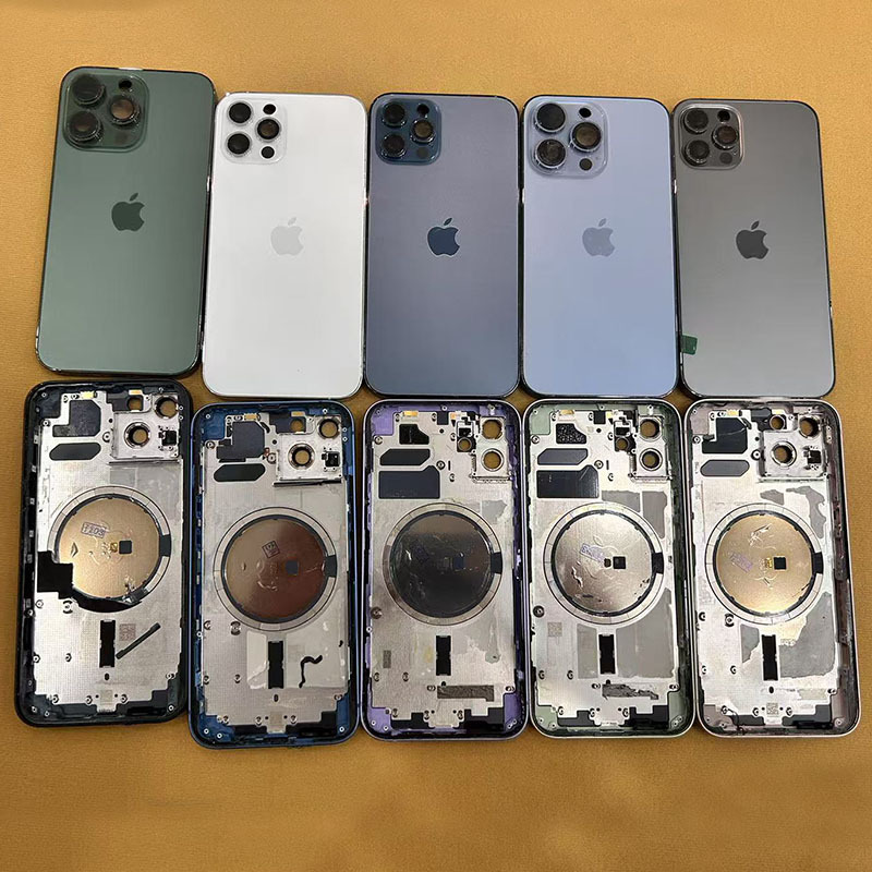 Apple iphone12promax 分解ミドルフレーム 13mini バックカバーアセンブリ 14 リアシェルフレーム純正オリジナルに適しています。|undefined